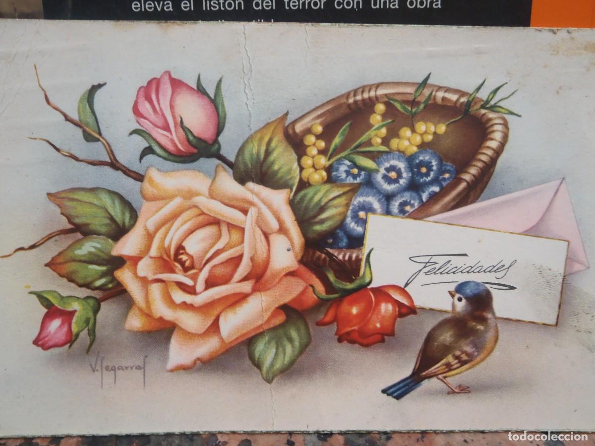 Cartes Postales: PAJARO Y FLORES - 1953