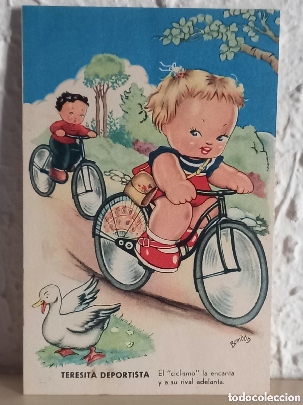 Cartoline: Postal ilustrada BOMBON