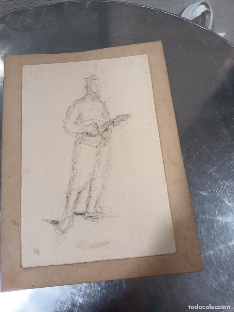 Postales: Dibujo a l&aacute;piz an&oacute;nimo - Foto 1
