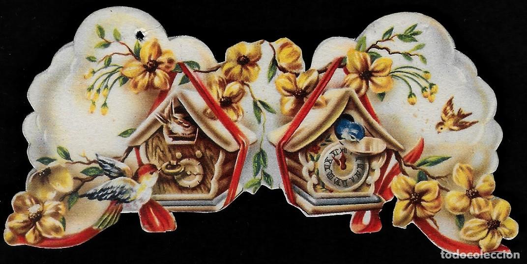 Postkarten: 6052R- PEQUE&Ntilde;A Y PEQUE&Ntilde;A TARJETA DE FELICITACI&Oacute;N - 12,5X6 CM- DATA 1951