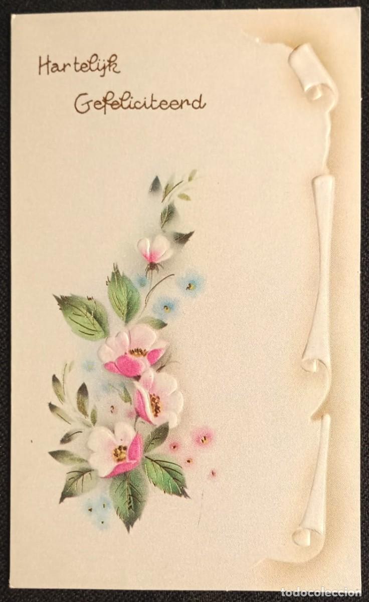 Cartoline: 6075R- DELICADA POSTAL - EDICIONES KARTOS (ITALIA) PAPEL SATINADO - DIPTICA, RELIEVE 19X11,5 CM