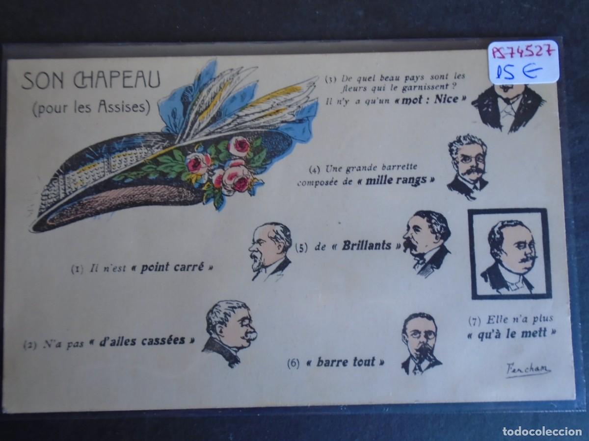 Cartoline: (PS-74527)POSTAL ILUSTRADA FRANCIA-SON CHAPEAU