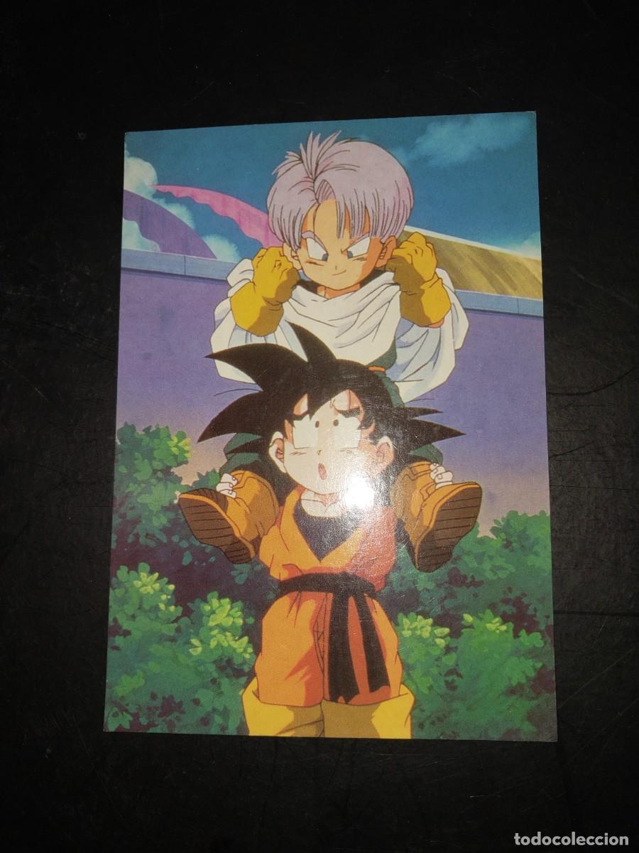 Cartoline: Postal Dragon Ball Z Serie N&ordm; 2 - 4 Saiyanos Planeta 1998