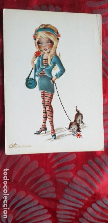 Cartoline: TEMATICAS-F1-NI&Ntilde;OS-150X105mm.-POSTAL NO ESCRITA-OLIVA
