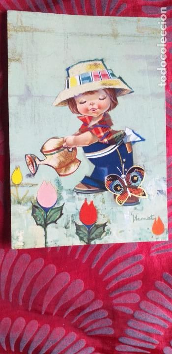 Cartoline: TEMATICAS-F1-NI&Ntilde;OS-150X105mm.-POSTAL ESCRITA-VERNET