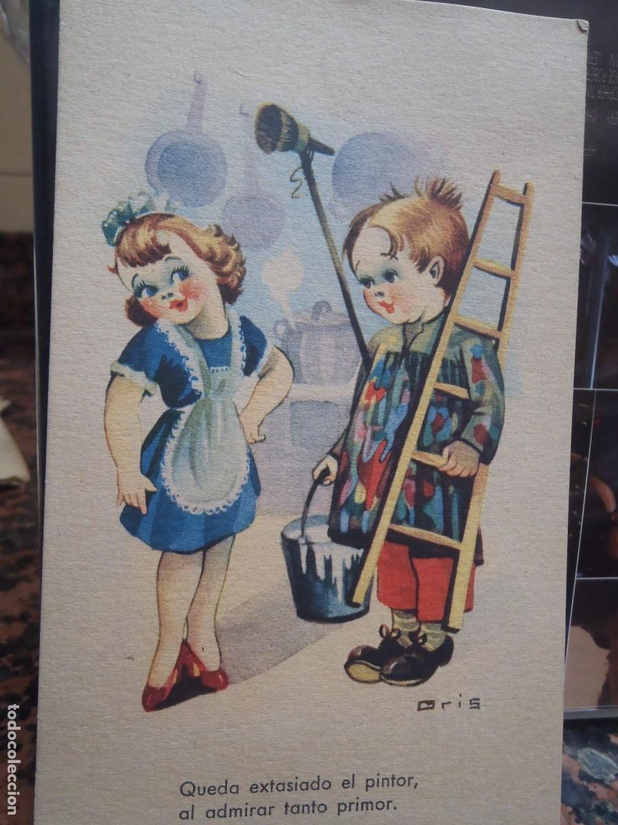 Cartoline: PINTOR Y CRIADA - 1943