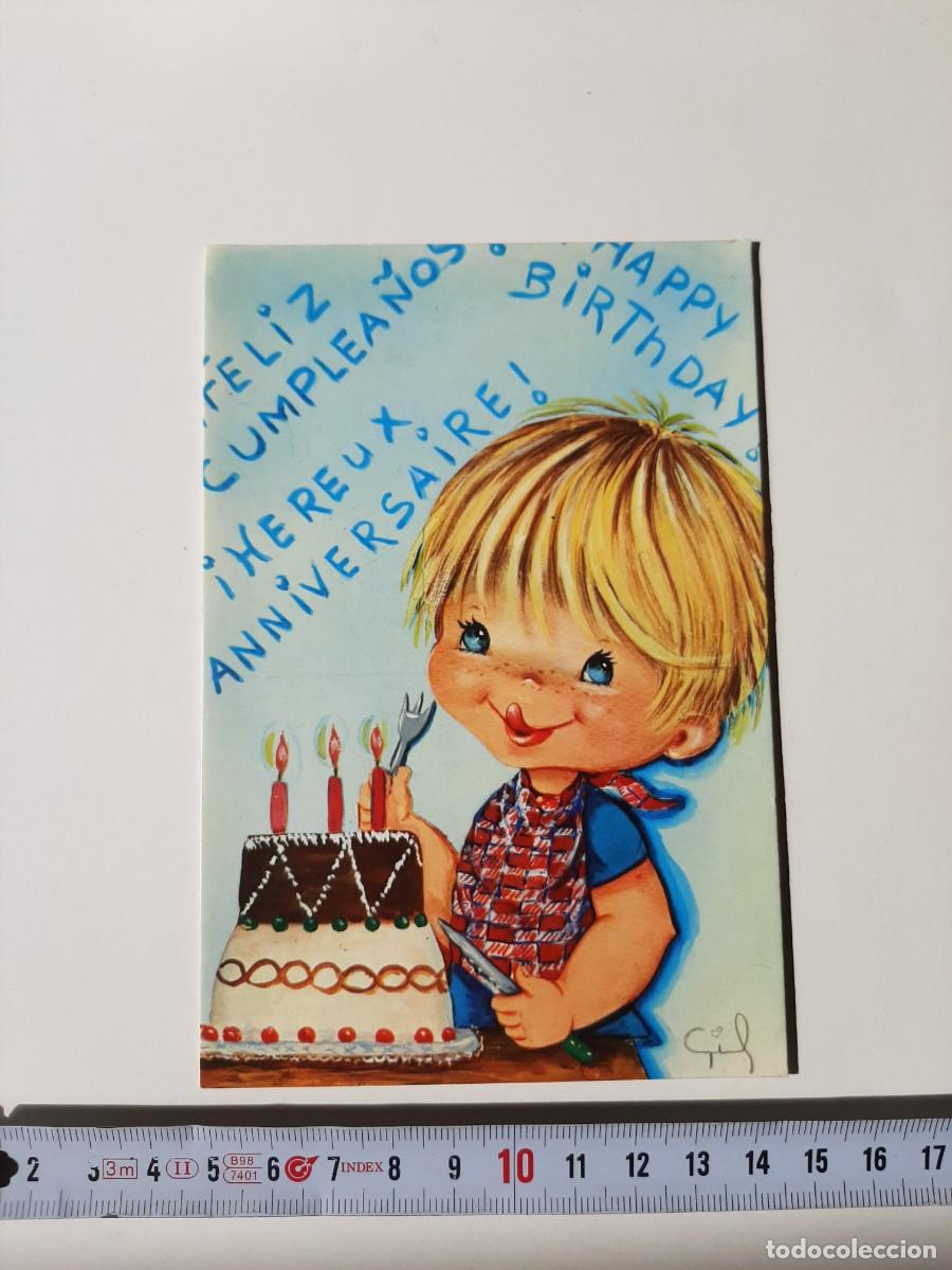 Postais: Lote 15 Tarjetas. Tarjeta Postal infantiles a&ntilde;os 70.