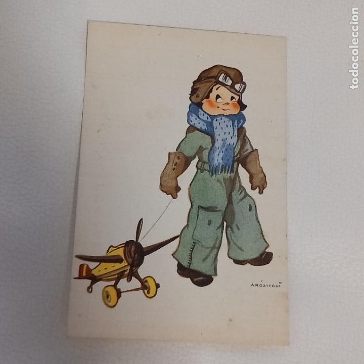 Postcards: POSTAL INFANTIL, , DIBUJO AROZTEGUI, ESCRITA A&Ntilde;OS 50 60