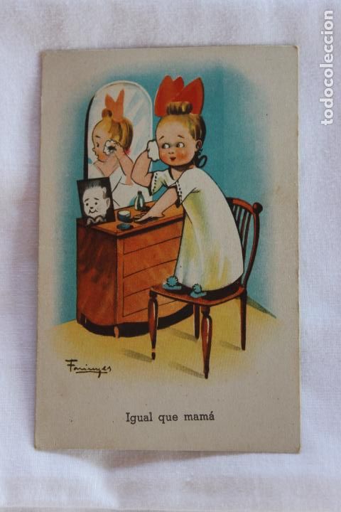 Postkarten: POSTAL EDICIONES CMB FARINYES SERIE 27 IGUAL QUE MAMA