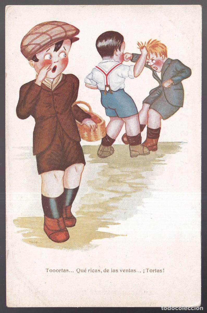 Postkarten: *Hertogs - Chulos madrile&ntilde;os* N. Coll Salieti n&ordm; 1172. Nueva.