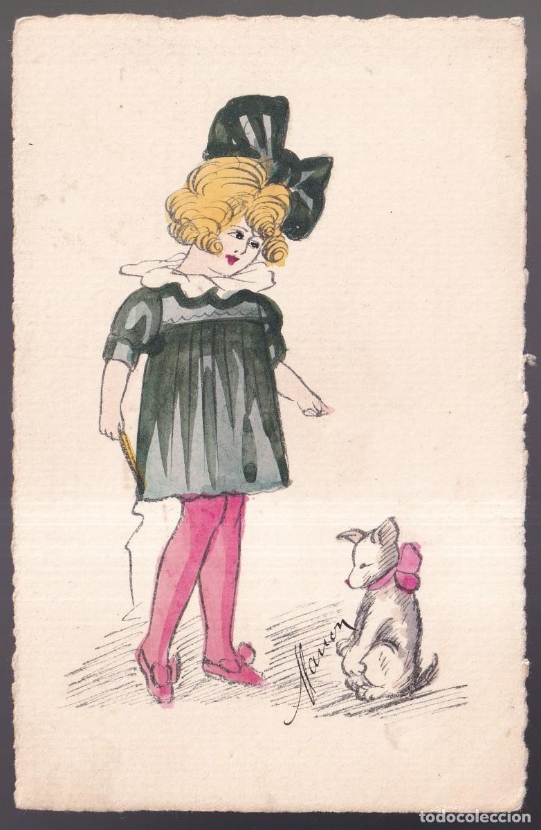 Postkarten: Coloreada a mano. Edici&oacute;n francesa. Nueva.