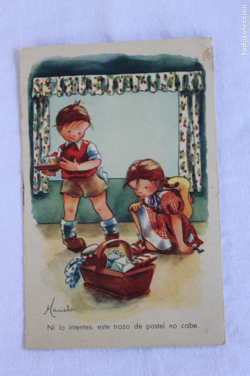 Cartoline: POSTAL SERIE 47 ILUSTRA MARIELA 1945