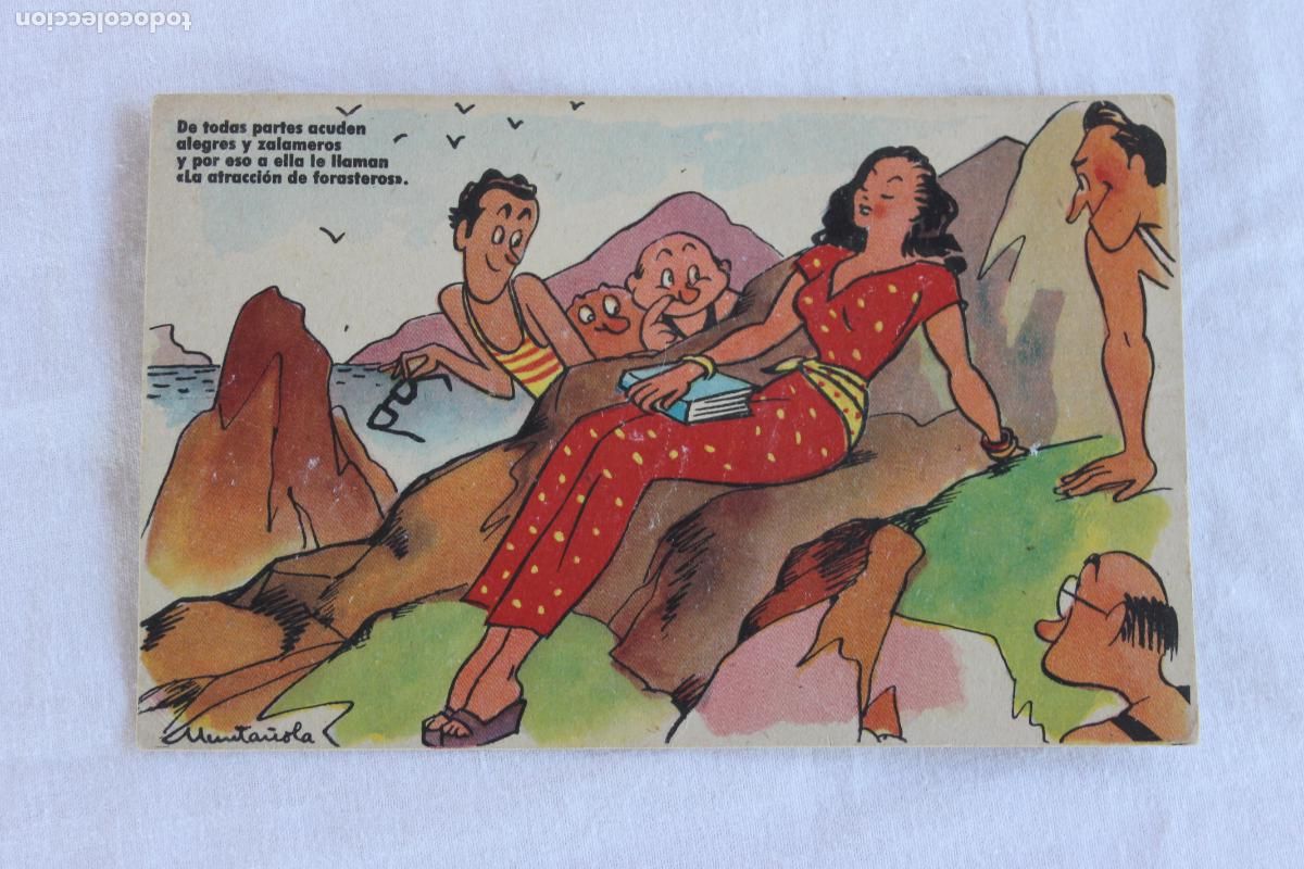 Cartoline: POSTAL RAM ILUSTRA MUNTA&Ntilde;OLA