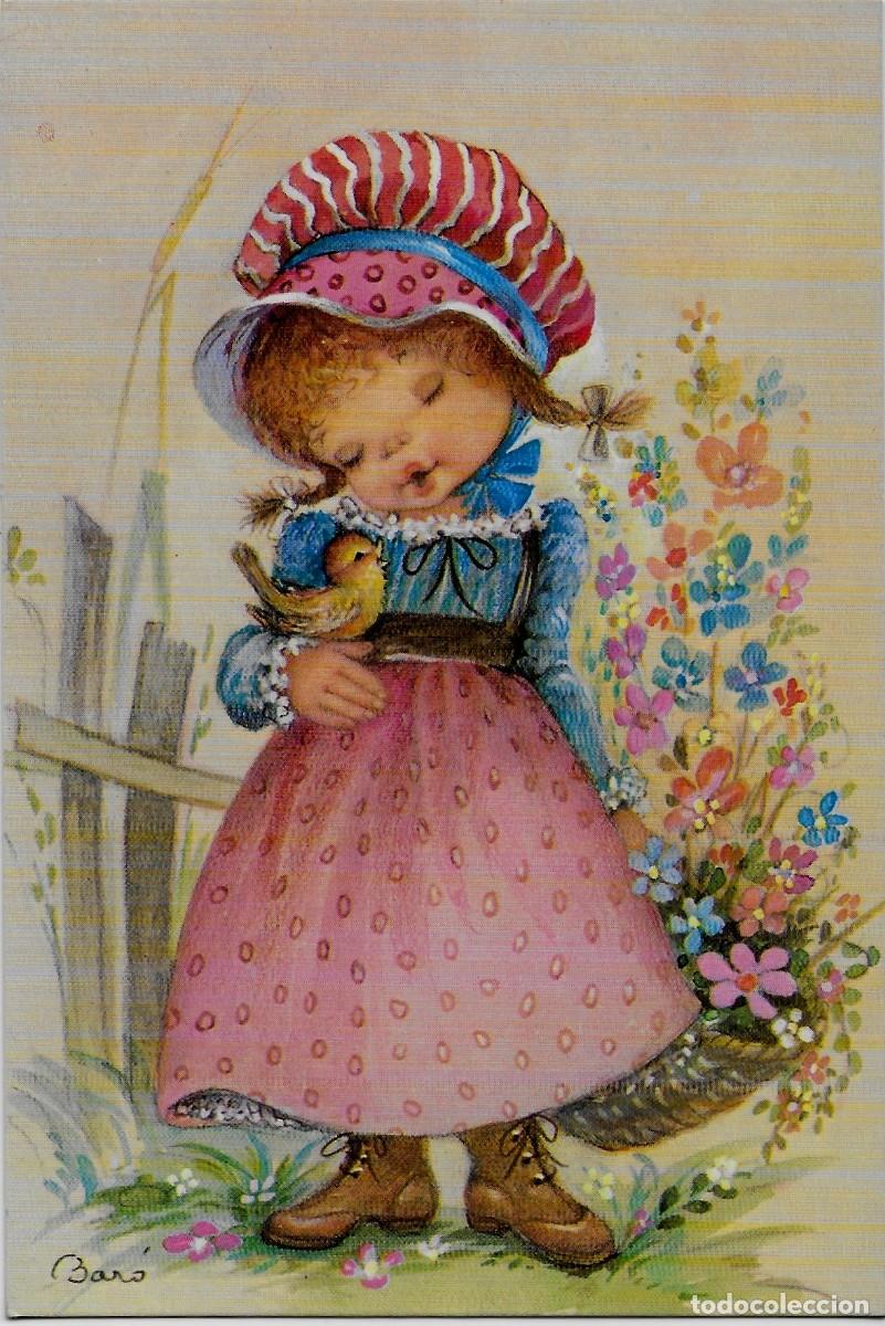 Postkarten: 6058S - NURIA BAR&Oacute; - EDICIONES CyZ 7953-B- IMP COBAS -15X10 CM- SIN SE&Ntilde;ALES DE USO