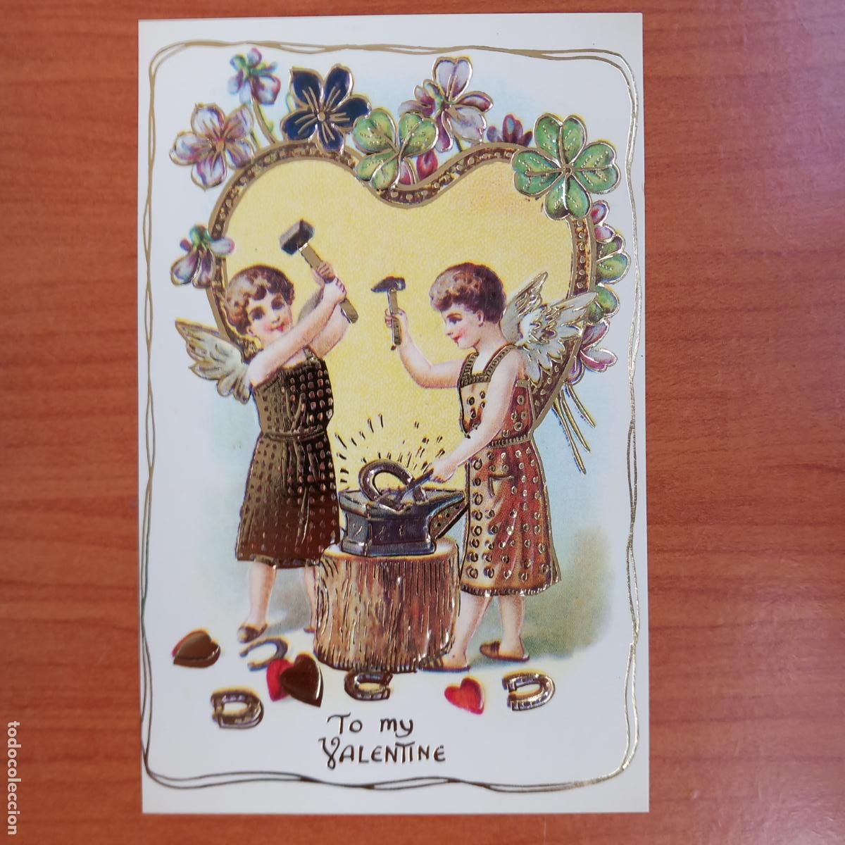 Cartes Postales: Postal troquelada San valentin