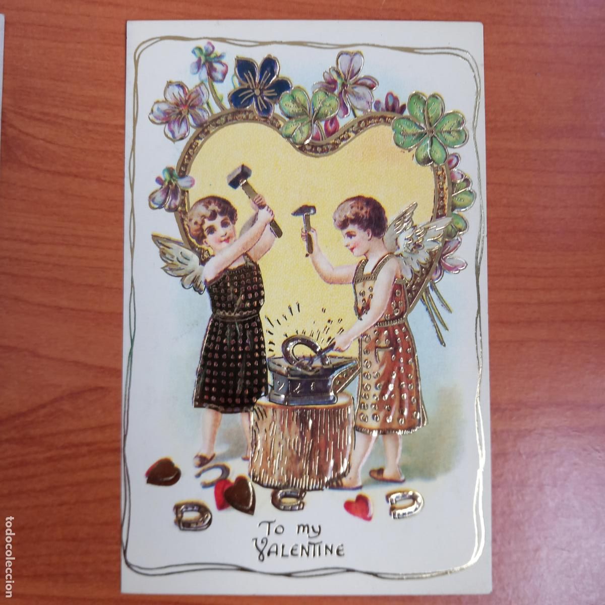 Cartes Postales: Postal troquelada San valentin