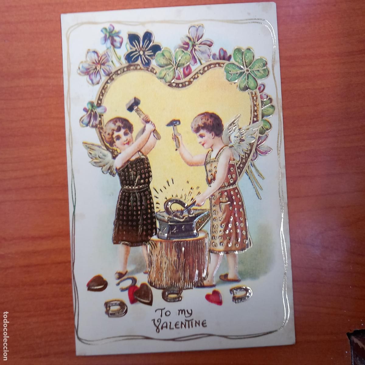 Cartes Postales: Postal troquelada San valentin