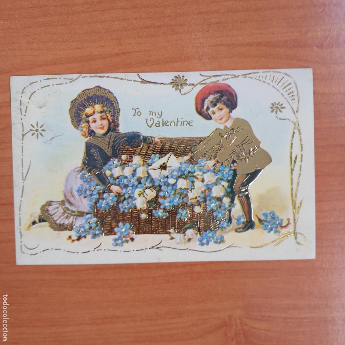 Cartes Postales: Postal troquelada San valentin