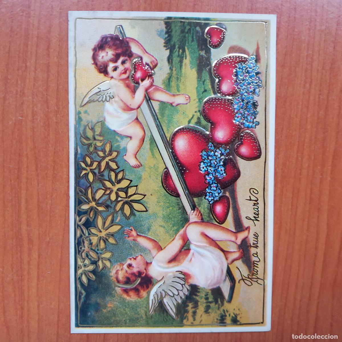 Postales: Postal troquelada San valentin - Foto 1