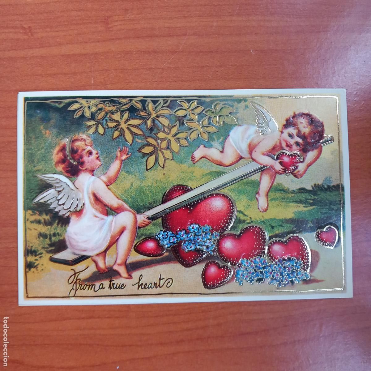 Cartes Postales: Postal troquelada San valentin