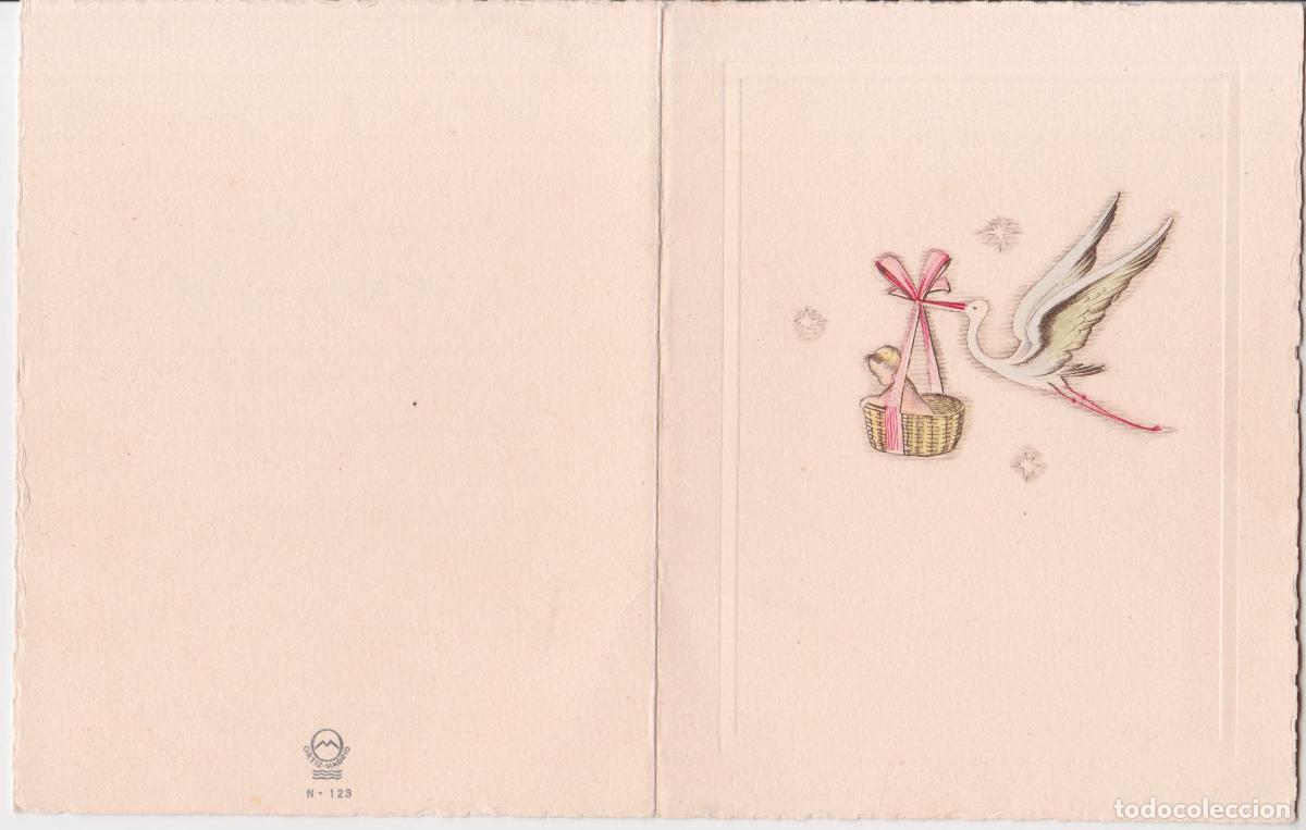 Cartes Postales: D&Iacute;PTICO PARTICIPACI&Oacute;N NACIMIENTO &ndash; ILUSTRADOR: DESCONOCIDO &ndash; ORTIZ N&ordm;123 -ESCRITA 1959