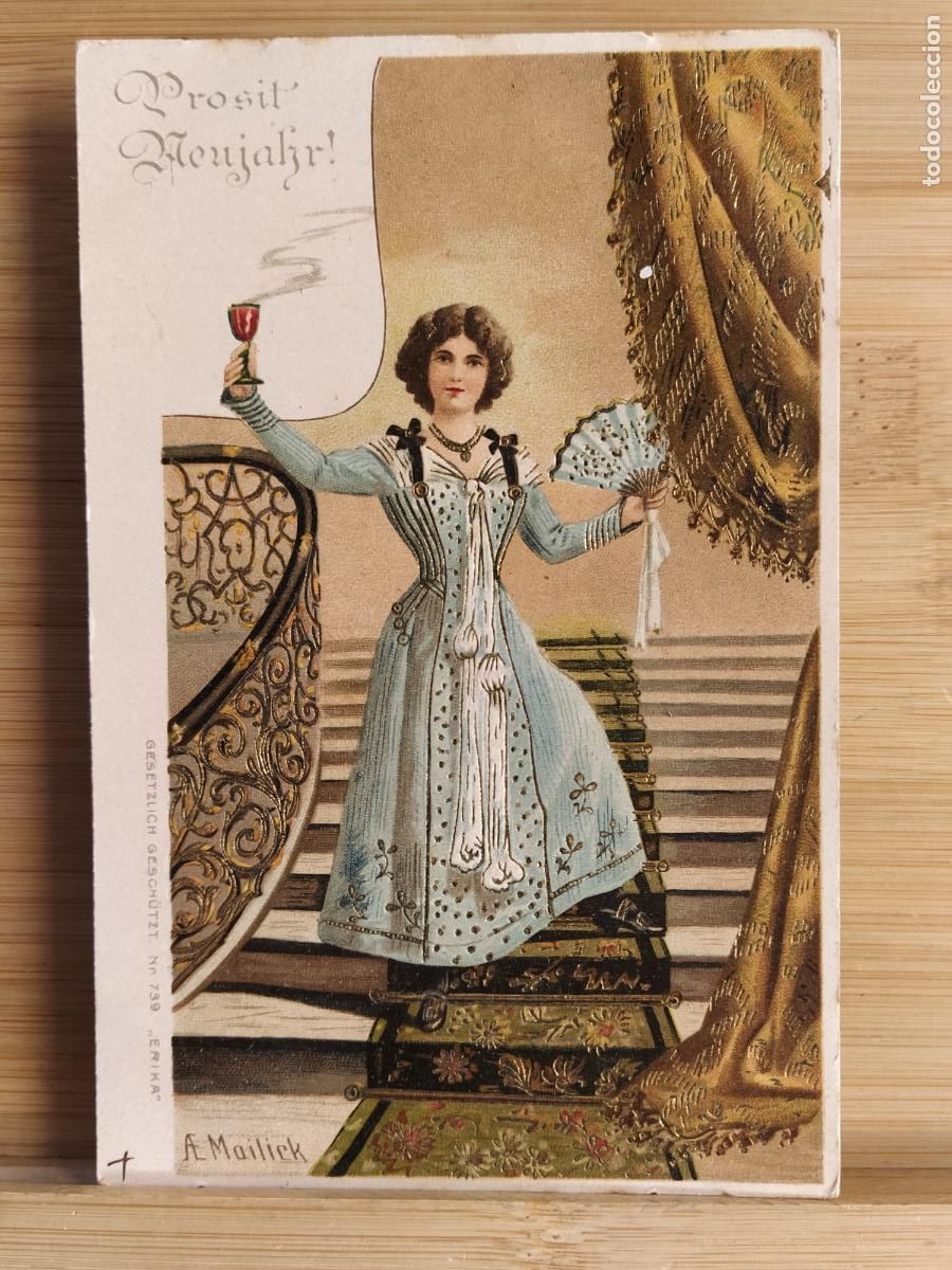 Cartes Postales: A MAILICK - PROSIT NEUJAHR - REVERSO SIN DIVIDIR -POSTAL ANTIGUA-(107.952)
