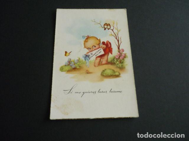 Postales: BEBE EN EL CAMPO POSTAL ILUSTRADA - Foto 1