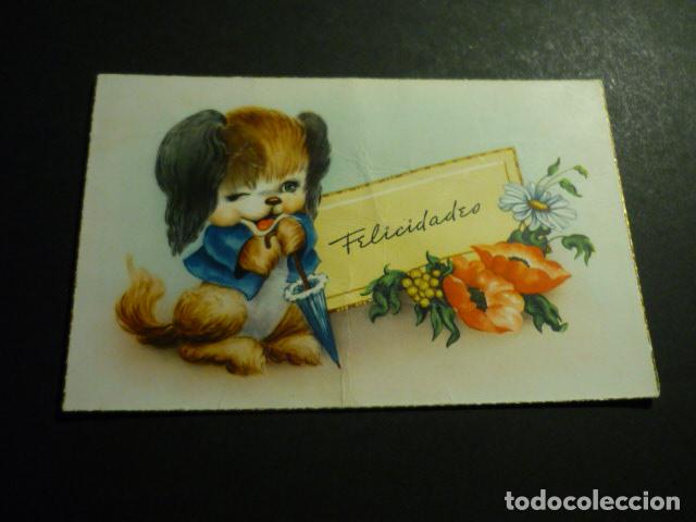 Postales: PERRO POSTAL ILUSTRADA - Foto 1