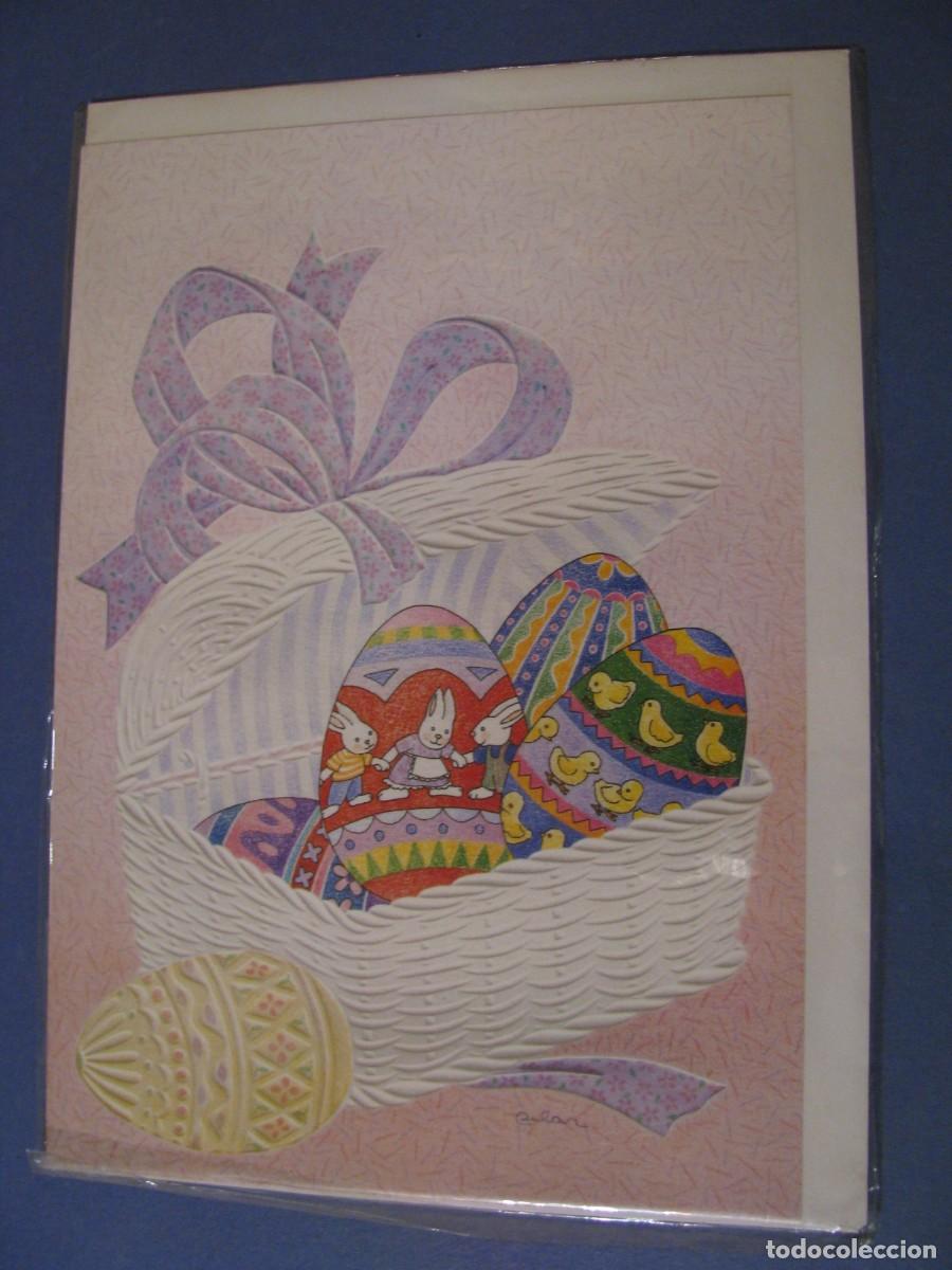 Postkarten: POSTAL DIPTICA DE IL? BUSQUETS 04.010.185. HUEVOS DE PASCUA. 18X12 CM.