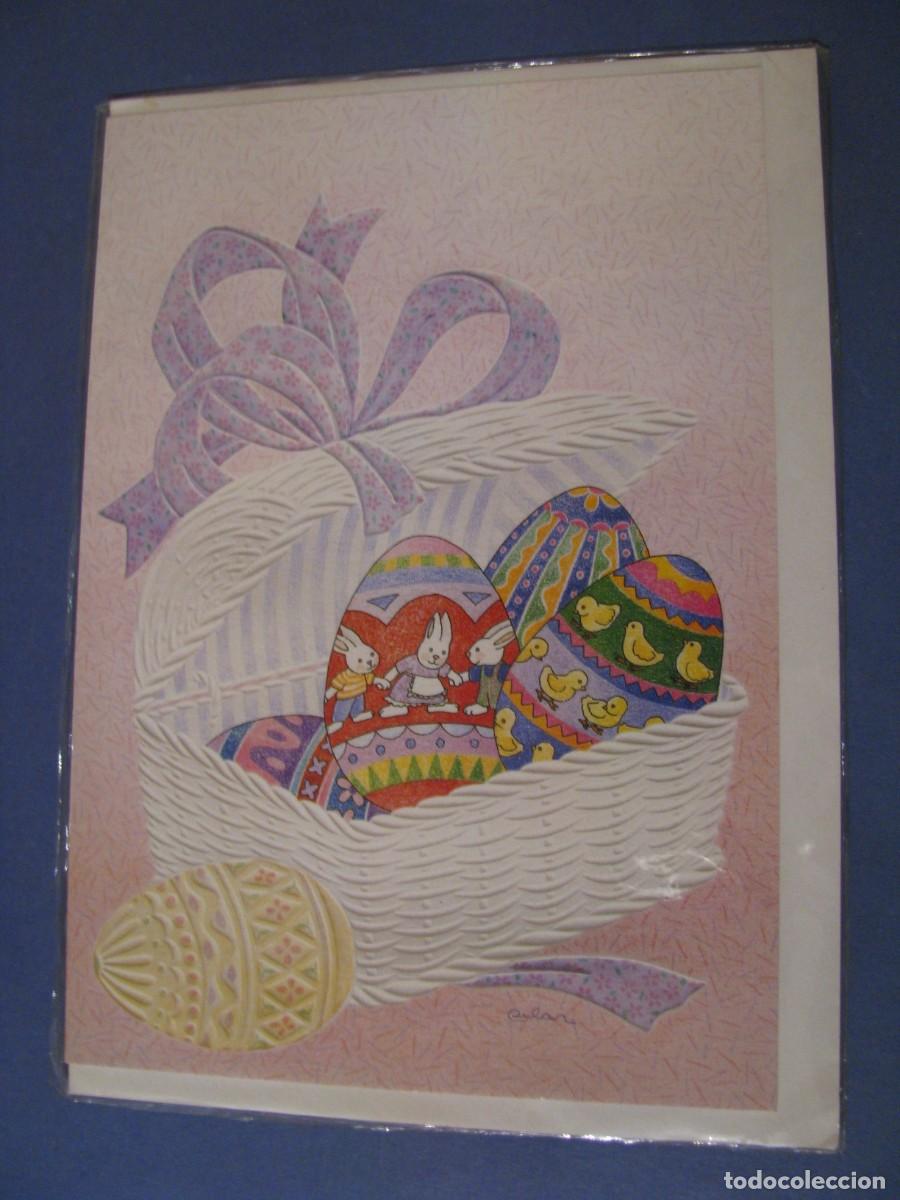 Postkarten: POSTAL DIPTICA DE IL? BUSQUETS 04.010.185. HUEVOS DE PASCUA. 18X12 CM.