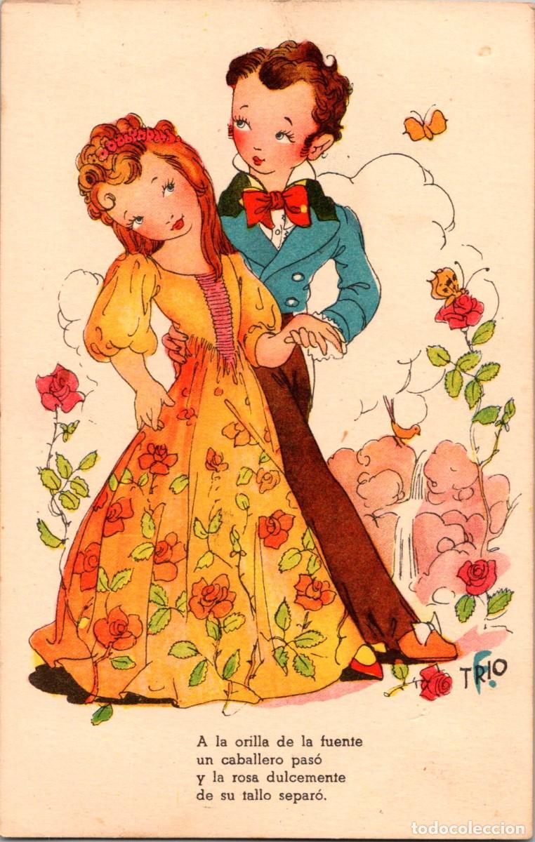 Postkarten: A la orilla de la fuente... - Ediciones TRIO Serie X - 140x89mm