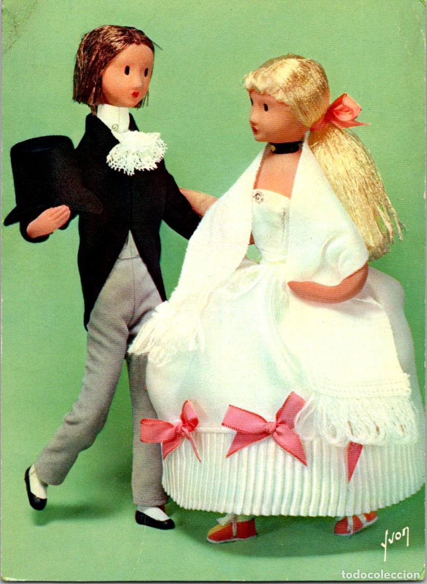 Postais: Les amoureux de Peynet - Voulez-vous danser avec moi? - Ed. Yvon n&ordm; 10 - 143x105mm