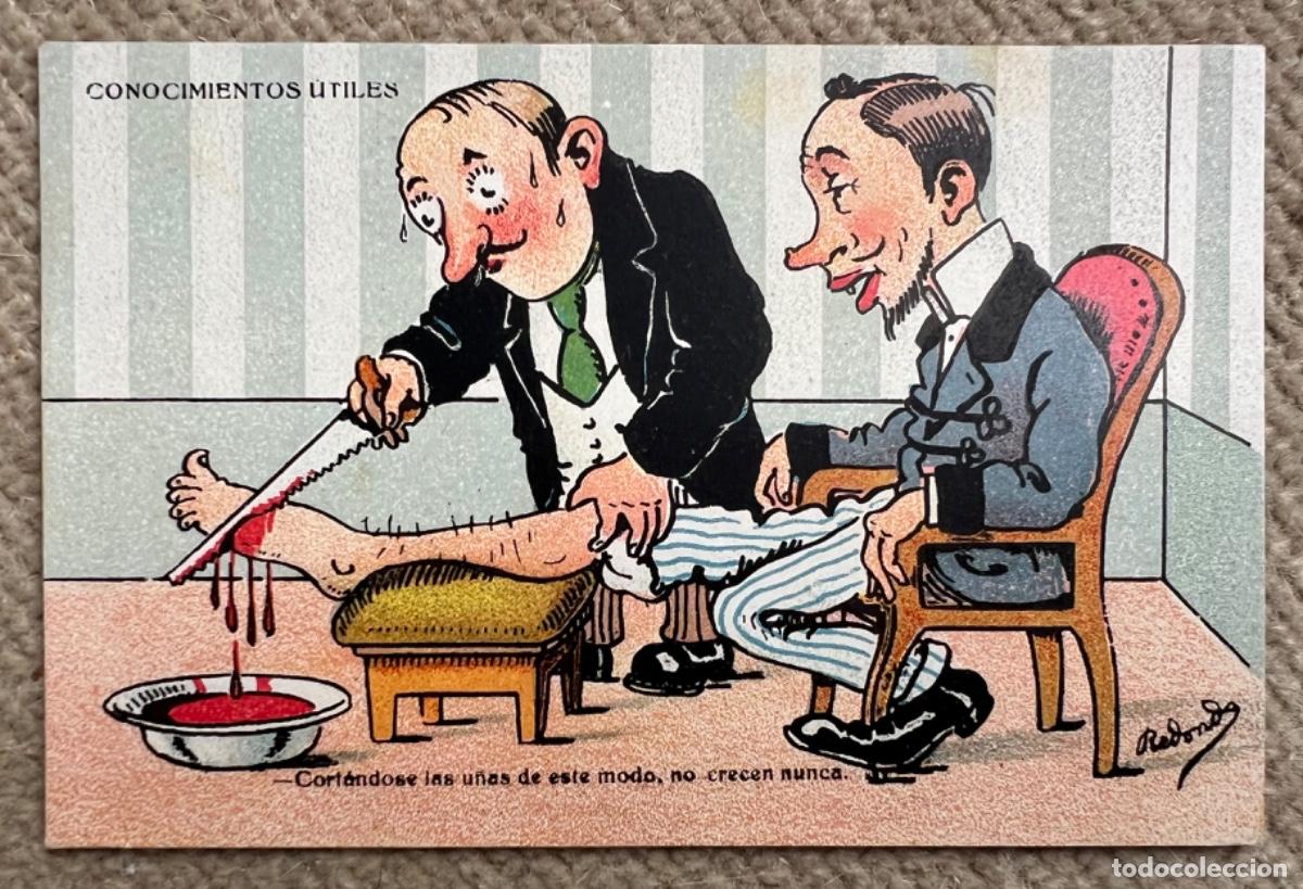 Postais: Tarjeta postal Humor&iacute;stica - Ilustrador dibujante Redondo