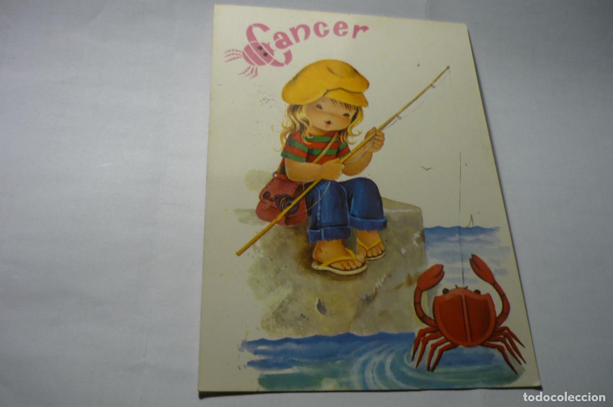 Postcards: postal horoscopo cancer circulada c y z 7462-31 b