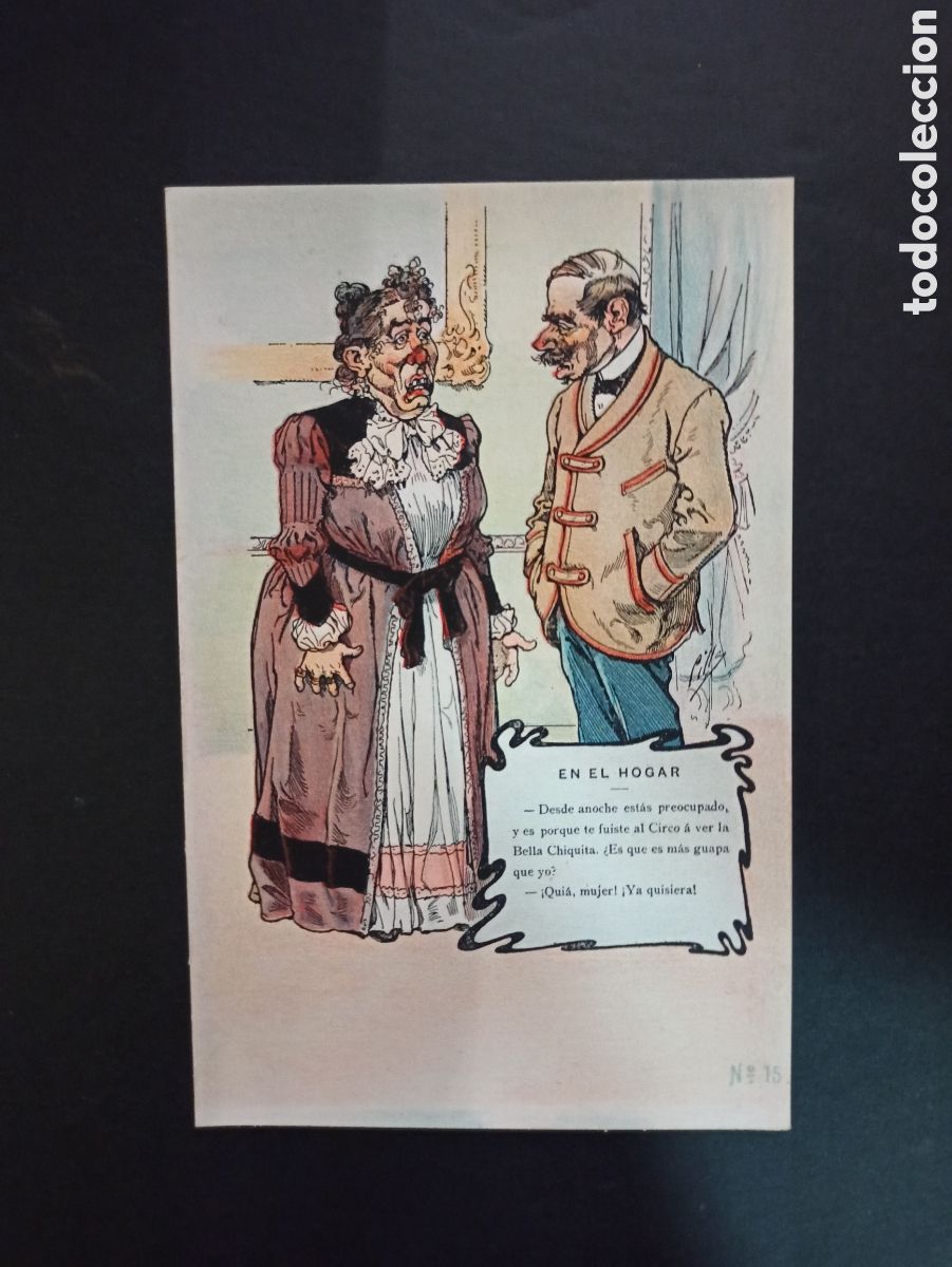 Cartoline: Postal antigua S. Calleja. Sin circular, sin dividir.