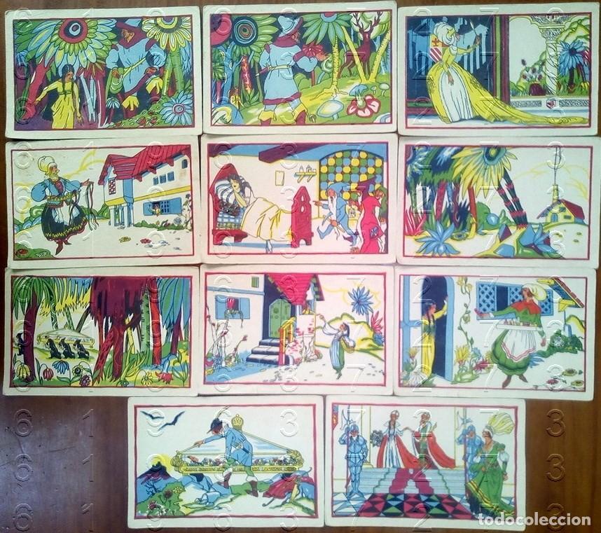 Cartoline: BLANCA NIEVES CALLEJA CUENTOS EN POSTALES ART DEC&Oacute; ANTIGUAS GENUINAS TODO LO QUE VES CM0