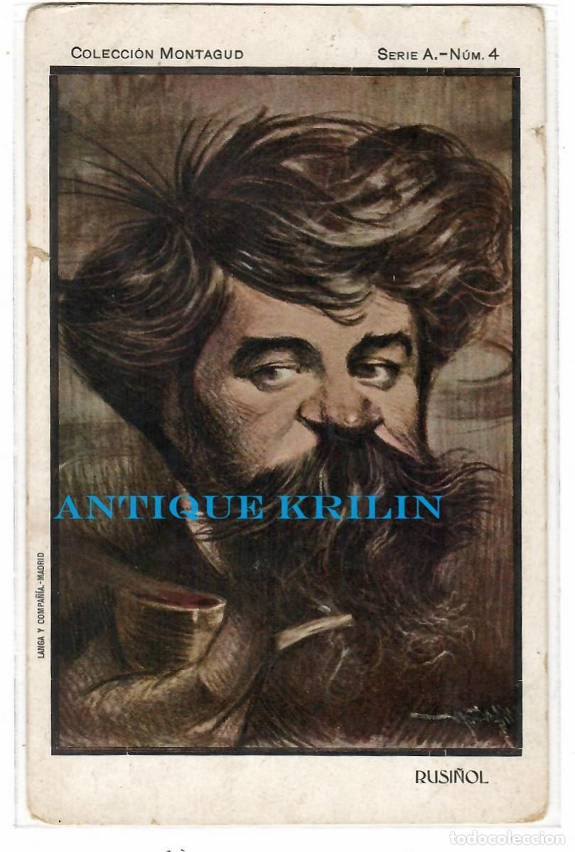 Cartoline: POSTAL COLECCION MONTAGUD / SERIE A N&ordm; 4 RUSI&Ntilde;OL / SIN CIRCULAR