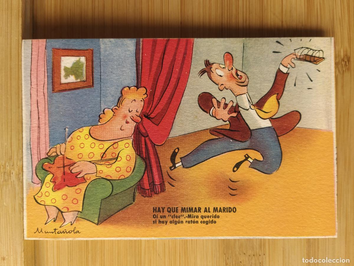 Cartes Postales: MUNTA&Ntilde;OLA - HAY QUE MIMAR AL MARIDO - ESTAMPERIA RAM - POSTAL ANTIGUA -(108.548)