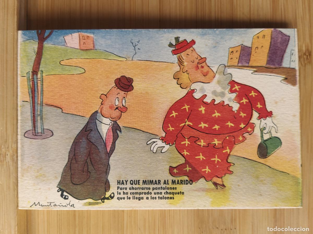 Cartes Postales: MUNTA&Ntilde;OLA - HAY QUE MIMAR AL MARIDO - ESTAMPERIA RAM - POSTAL ANTIGUA -(108.548)