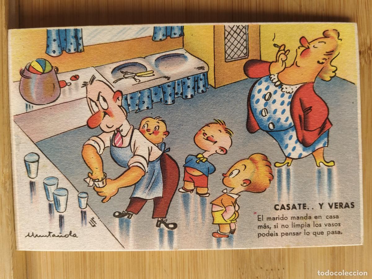 Cartes Postales: MUNTA&Ntilde;OLA - CASATE ... Y VERAS - ESTAMPERIA RAM - POSTAL ANTIGUA -(108.548)