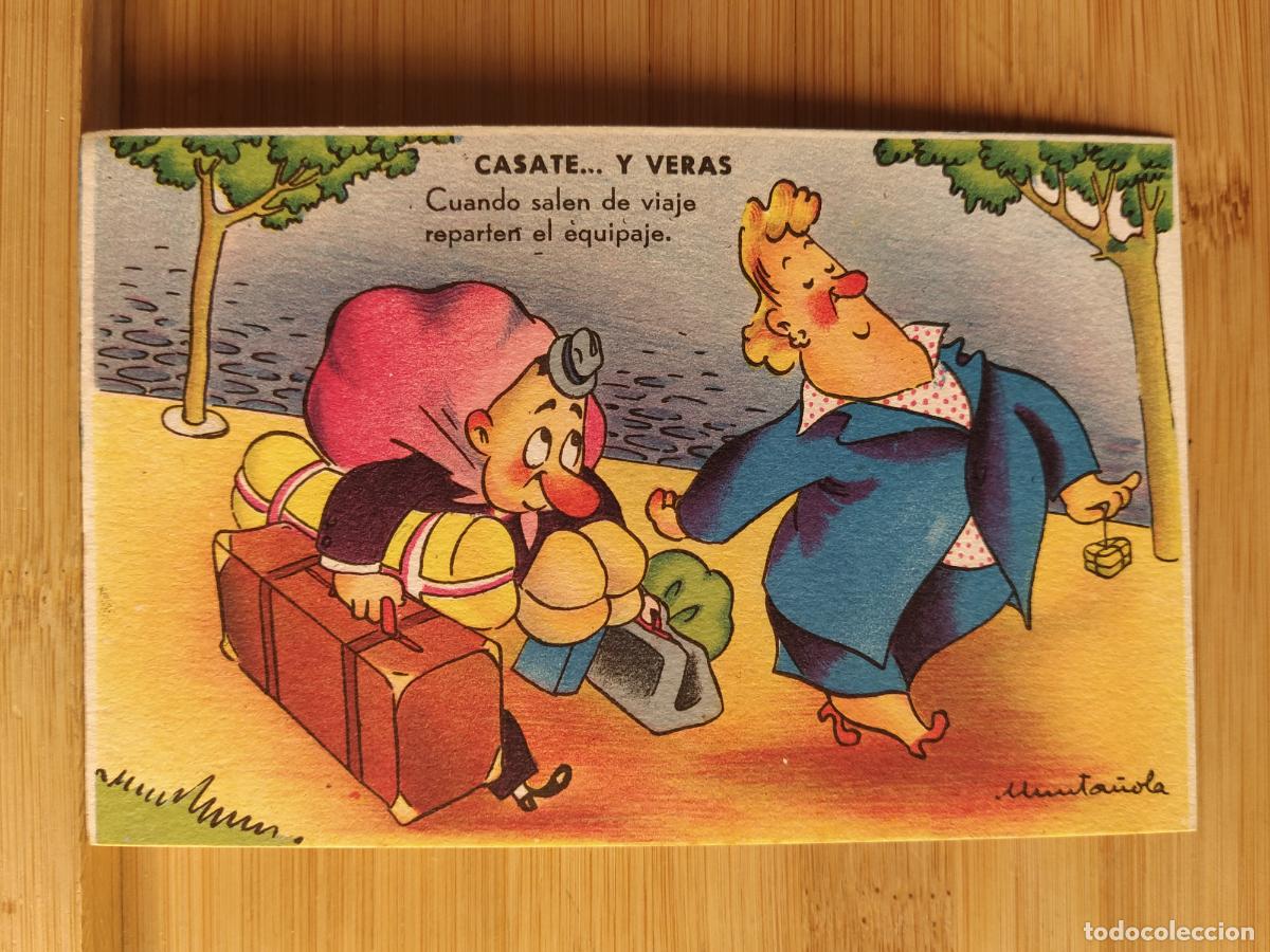 Cartes Postales: MUNTA&Ntilde;OLA - CASATE ... Y VERAS - ESTAMPERIA RAM - POSTAL ANTIGUA -(108.548)