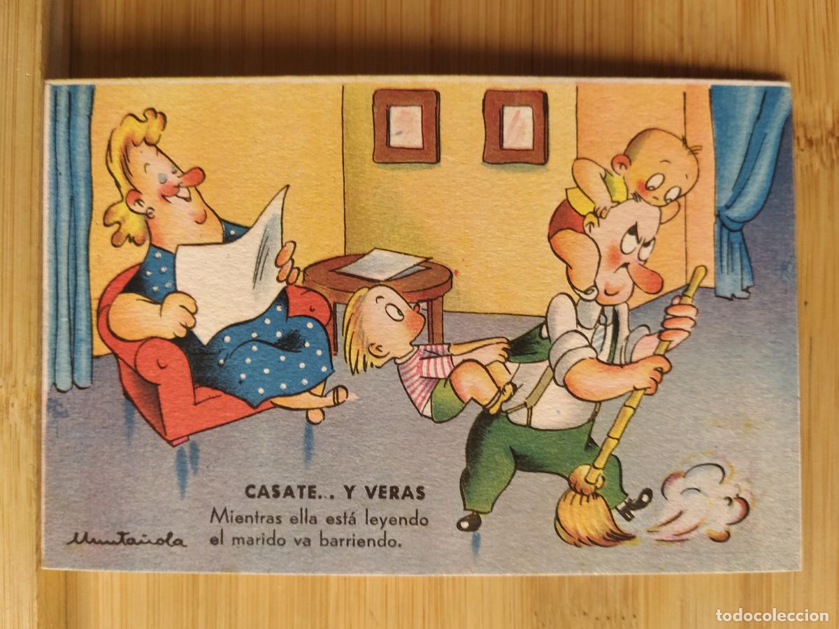 Cartes Postales: MUNTA&Ntilde;OLA - CASATE ... Y VERAS - ESTAMPERIA RAM - POSTAL ANTIGUA -(108.548)