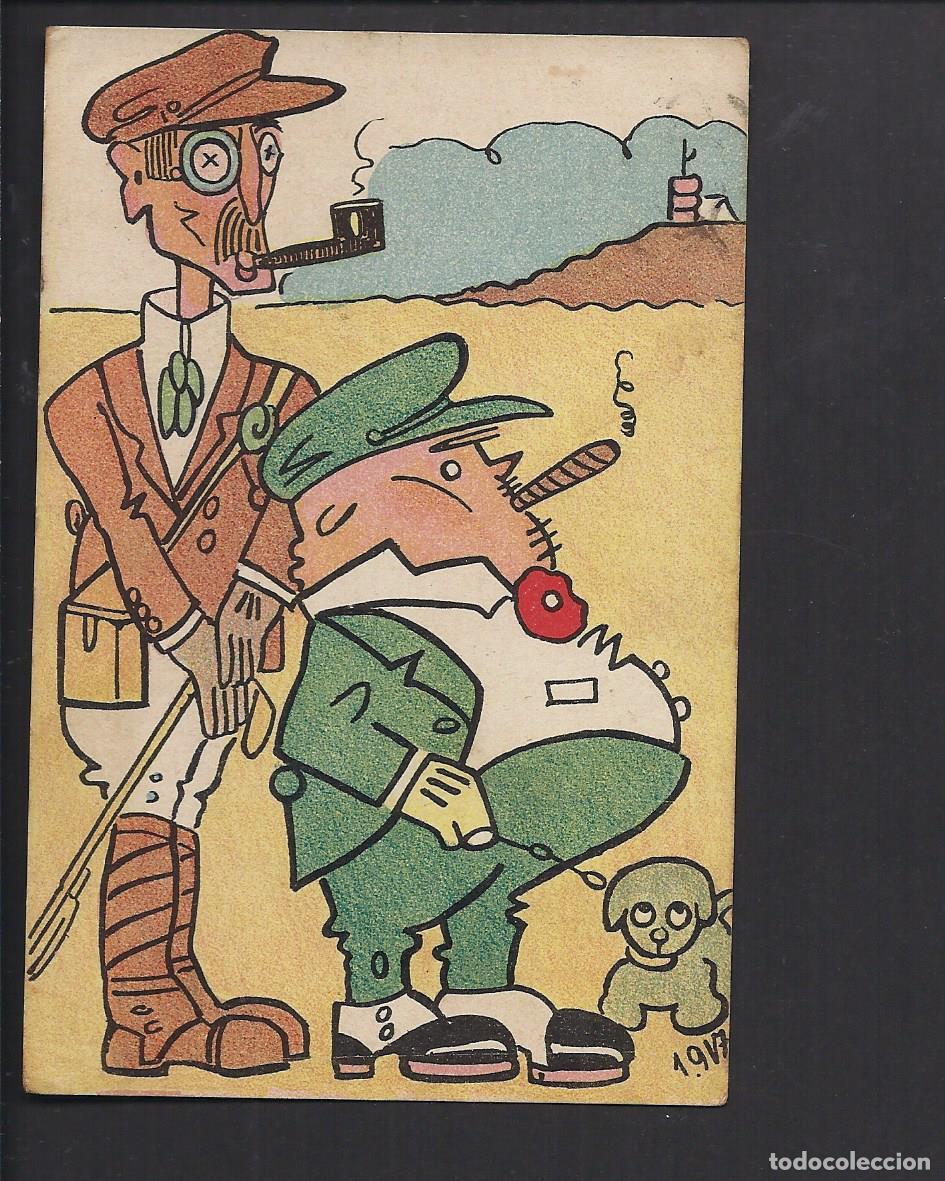 Postkarten: Antigua postal . Dibujo y Caricaturas.