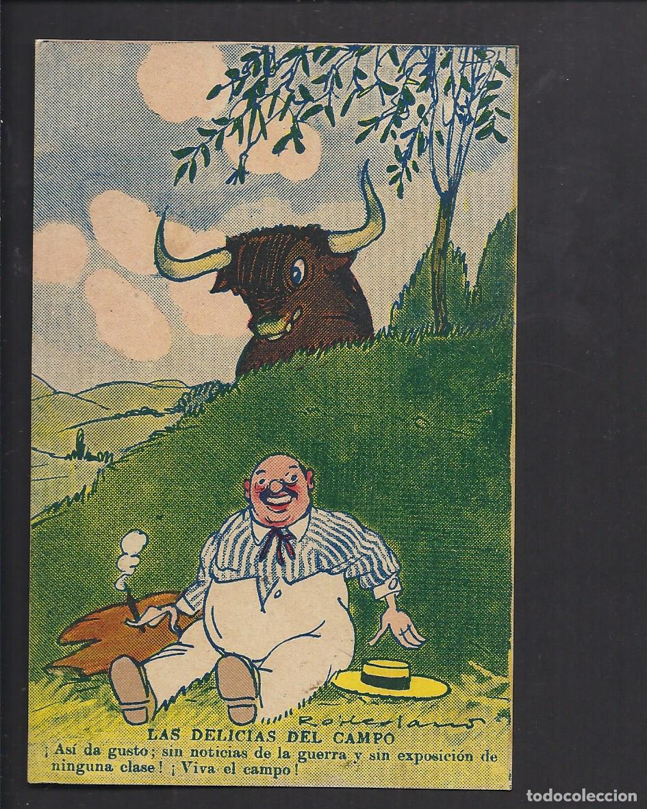 Postkarten: Antigua postal . Dibujo y Caricaturas.