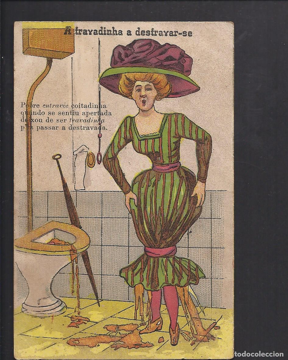 Postkarten: Antigua postal . Dibujo y Caricaturas.
