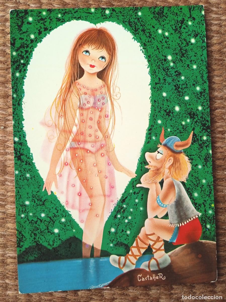Cartes Postales: VIKINGO ENAMORADO - ILUSTRACION CASTA&Ntilde;ER