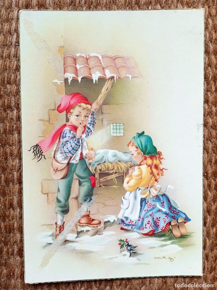 Cartes Postales: PASTORCILLOS EN BELEN - NAVIDAD - ILUSTRACION M.N.G