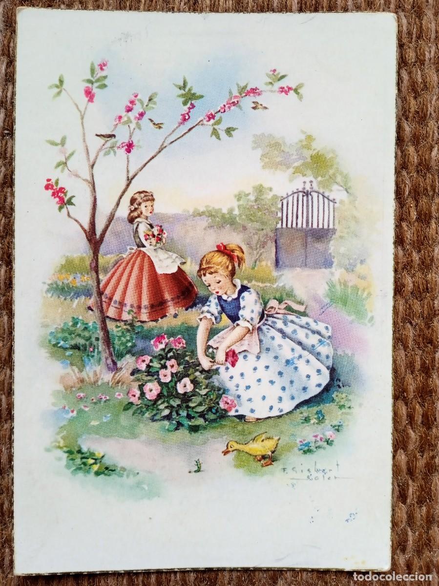Cartes Postales: NI&Ntilde;A - ILUSTRACION F. GISBERT SOLER