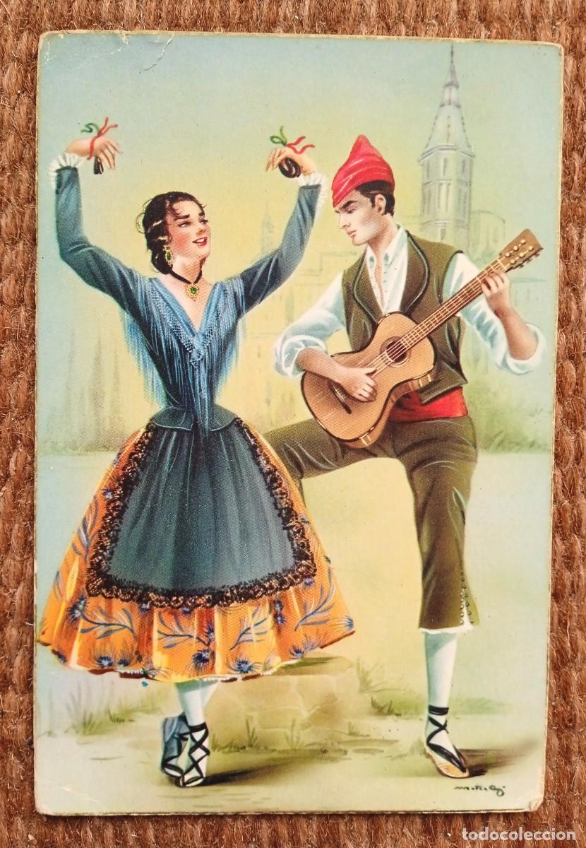 Cartoline: ARAGONESES - JOTA ARAGONESA - ILUSTRACION M.N.G.