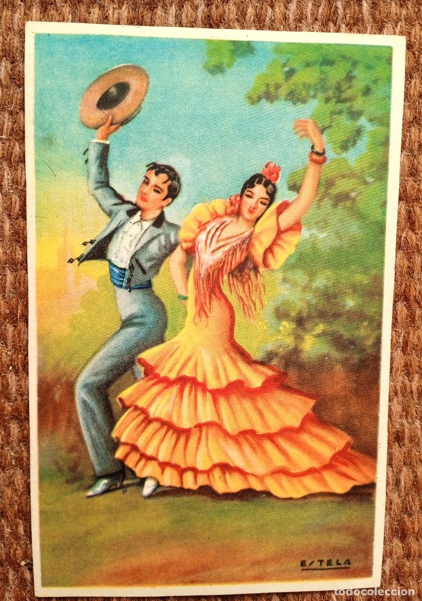 Cartoline: ANDALUCIA - BAILE FLAMENCO - ILUSTRACION ESTELA